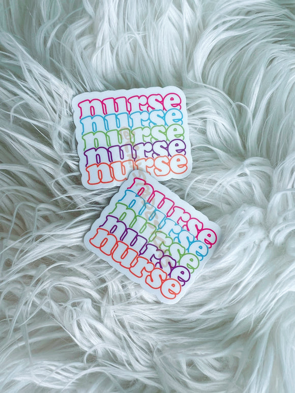 Nurse Color Sticker