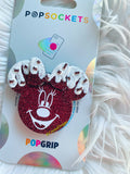 Melted Minnie Mouse Cream Badge Reel, Popsocket, Keychain